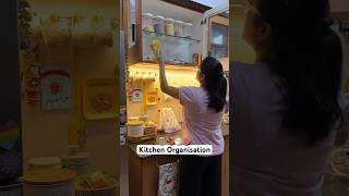 Kitchen cabinet organisation🫙️ #shorts #youtubeshorts #kitchenorganization #kitchenitems #meesho