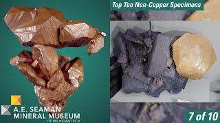 Top Ten Non-Copper Specimens from the A.E. Seaman Mineral Museum - 7 of 10 - Calcite