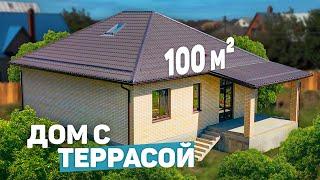 Уютный дом с террасой, 100 м2 лучшая планировка!