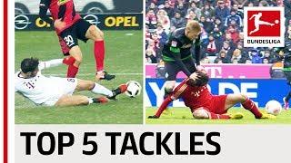 Javi Martinez vs. De Bruyne, Firmino & More - Top 5 Tackles