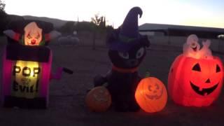 Halloween Inflatables Display 2013