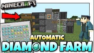 AUTOMATIC DIAMOND FARM آموزش ️ Minecraft Bedrock - PS4,MCPE,Xbox,Windows,Switch