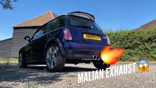 Standard vs Malian Exhaust Sound - R53 Mini Cooper S