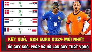  Bảng Xếp Hạng, Kết Quả Euro 2024 Mới Nhất Hôm Nay 26/6 | Áo Gây Sốc, Anh,  Hà Lan Gây Thất Vọng