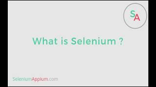 Selenium Tutorials  - What is Selenium