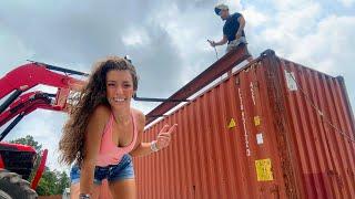 Taking Our Shipping Container Shop to New Heights! | Structural Steel