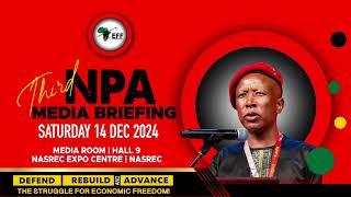 EFF Officials Address 3rd NPA Media Briefing