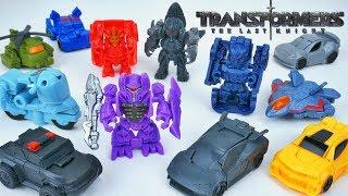 Transformers the Last Knight Tiny Turbo One Step Changers Wave Series 2 Shockwave Hot Rod Squeeks