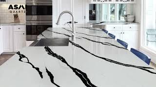 CALACATTA RAVEN | Quartz | Asmi Surfaces