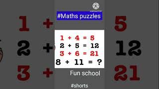 #math puzzles#maths#logic#aptitude@Fun school