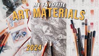  favorite art supplies of 2024 for drawing and sketching  portrait sketch process 