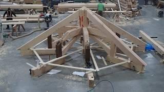 Octagon Roof Test Fit / Daizen Joinery