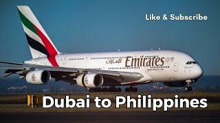 TRIP REPORT | Emirates Flight DUBAI to MANILA PHILIPPINES | EK 336 | Chef Par Vlogs
