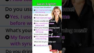  Simple English Q&A | Practice English | #shorts