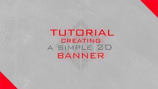 Photoshop Tutorial: How to Make a 2D Clean Banner Layout