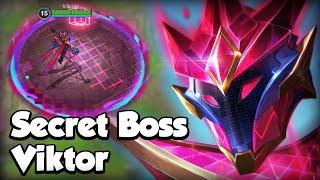 Secret Boss Viktor Gameplay (0 Death) - Build & Runes - Wild Rift