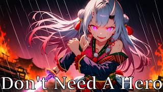 [Nightcore] Don't Need A Hero (The Score)