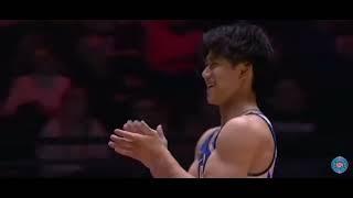 Japan's sensation Hashimoto Daiki wins Silver Men's Floor Exercise Finals Artistic Gymnastics 2022