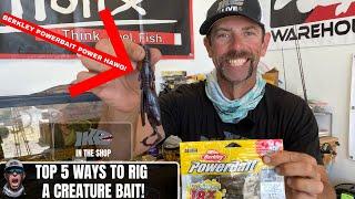 Top 5 Ways to Rig a Creature Bait!