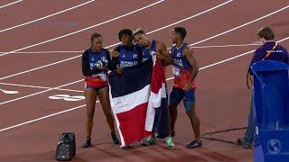 Marileidy Paulino cierra el oro para la cuarteta 4x400 metros en los Panamericanos