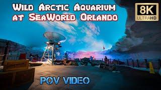 Sea World Orlando's Wild Arctic Aquarium Walking POV Tour - Theme Park POV Video