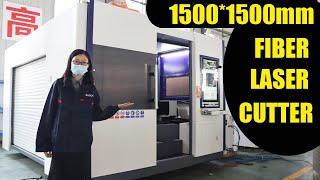 1500*1500mm FIBER LASER CUTTER FOR METAL | BOGONG FIBER LASER CUTTING MACHINE with Small Size