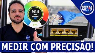 Como Medir o PING e VELOCIDADE da sua Internet COM PRECISÃO!