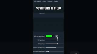 Come sostituire il cielo in una ripresa con Filmora