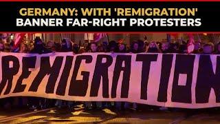 Germany: With 'Remigration' banner Far-right protesters take street in Magdeburg post attack