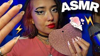 ASMR FAST AND AGGRESSIVE TAPPING & SCRATCHING️(mouth sounds)