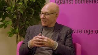 Refuge event in conversation with Sir Patrick Stewart and Luke and Ryan Hart