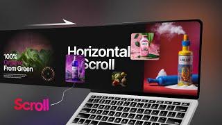Make a Horizontal Scroll Section/Page in Elementor FREE | Horizontal Scrolling with Parallax Effect