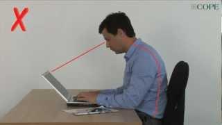 Correct Posture When Using Laptop Computer | COPE Occupational Health