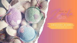 CROCHET DIARY E36. Local market, new yarn & pattern #vlog #crochet #mom #smallbusiness #handmade