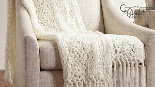Crochet Irish Lace Afghan Pattern Review | EASY | The Crochet Crowd
