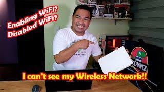 Enabling WiFi Network\WLAN | JK Chavez