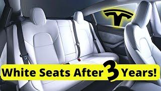 My Tesla Model 3 White Interior Seats After 3 Years Review  Regrets?