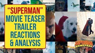 "Superman" Movie Teaser Trailer Reaction and Analysis - Superman Homepage Live! (December 19, 2024)