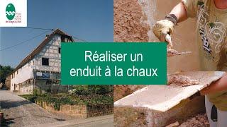 Réaliser des enduits extérieurs à la chaux sur des murs en maçonnerie de pierre et en torchis