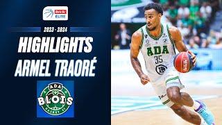 18 minutes d'Armel Traoré en Betclic ELITE (Top Plays of the Season) - NBA Draft 2024