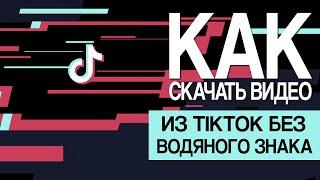 Как скачать видео из ТикТока без водяного знака (без надписей)?