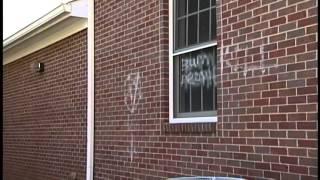 Satanic symbols, hate messages sprayed onto Bardstown church