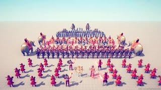 GOOD + EVIL FACTION VS EVERY FACTION - Totally Accurate Battle Simulator TABS