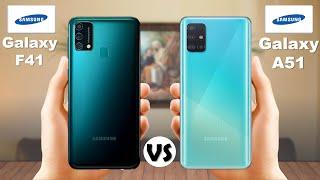 Samsung Galaxy F41 vs Samsung Galaxy A51