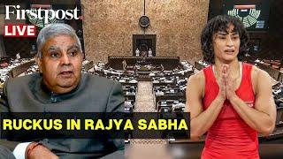 Parliament Session LIVE: Uproar in Rajya Sabha Over Vinesh Phogat's Disqualification from Olympics