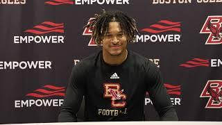 Football: Khari Johnson Media Availability (Sept. 18, 2023)