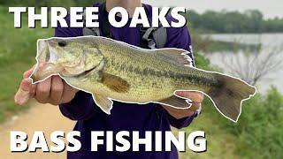 Three Oaks Recreation Area — Fishing from Shore