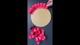 Paper flower wall hanging || Easy wall decoration ideas #paperflower #youtubeshorts #shorts #viral