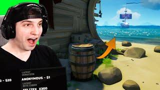 STEALING A LOOT HAUL WITHOUT LEAVING THE OUTPOST!! - Sea of Thieves