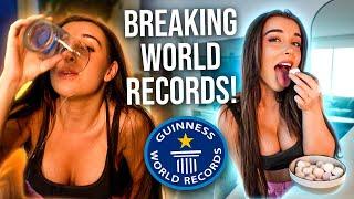 Breaking The Most WORLD RECORDS In 24 Hours